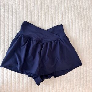 OFFLINE By Aerie Real Me Crossover Flowy Short in Navy